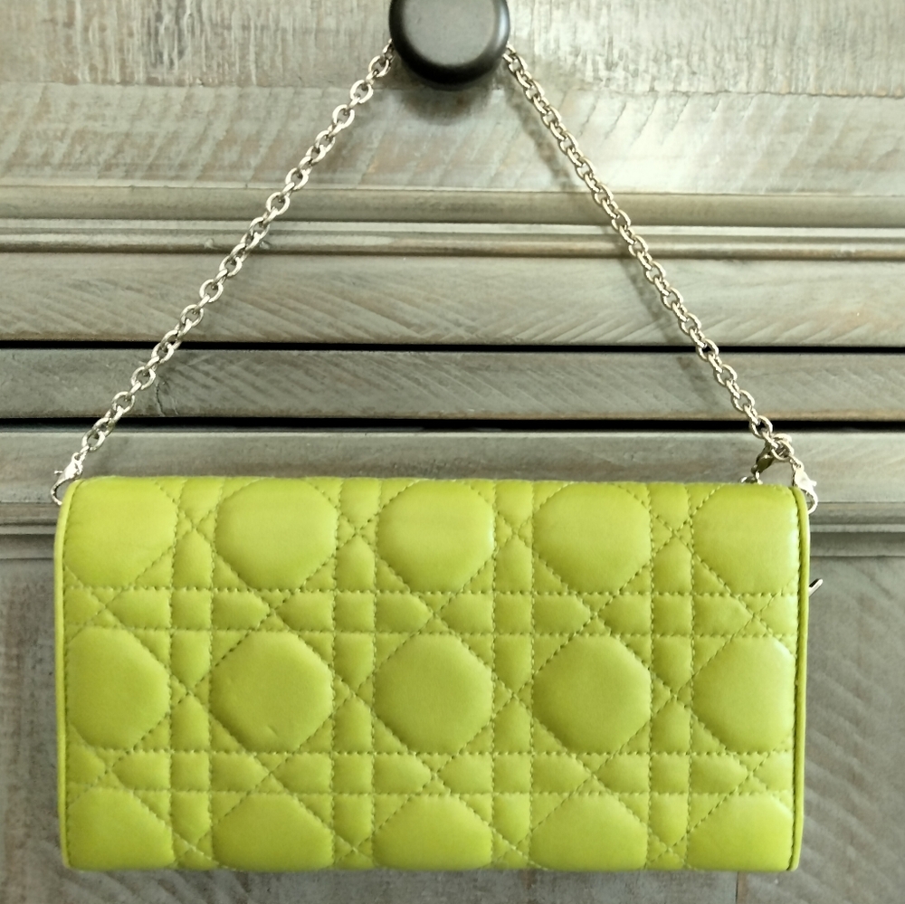 Dior Lambskin Cannage Wallet - Picture 3 of 15